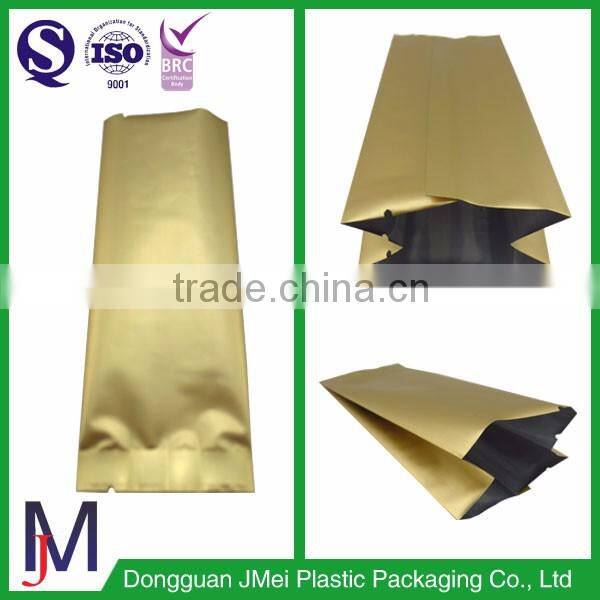 Customized mid heat seal aluminum foil snack bag/plastic middle sealed bag