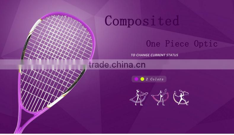 Composite Rackets Within 3/4 Cover, Customized Squash Racket