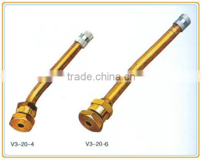 V3-20-4 V3-20-5 Brass Tire Valves for Trucks(ISO 9001 Approved)