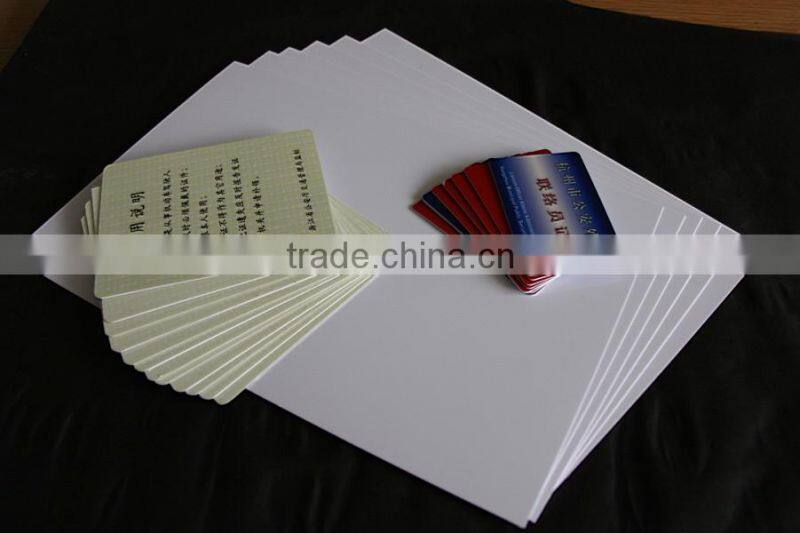 Lamination inkjet printing sheet for id card material