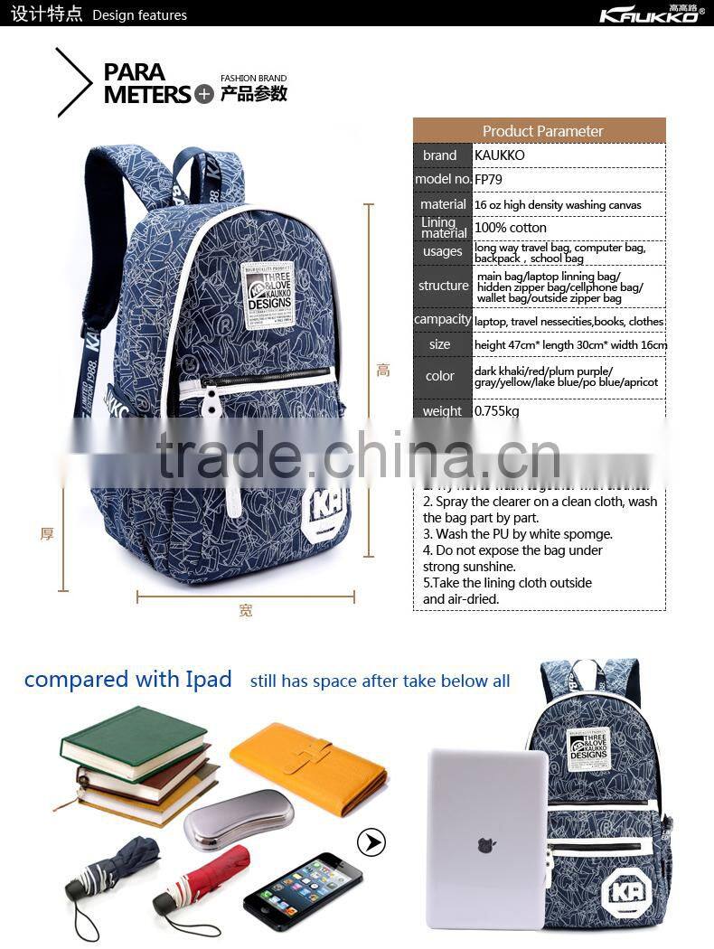 Canvas Rucksack Backpacks Cute Travel Backpacks canvas candy color backpack day backpacks soft back