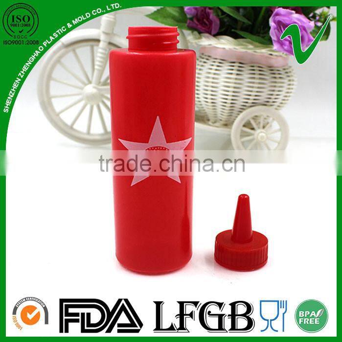 cylinder high quality 165ml cooking oil plastic bottle with free sample