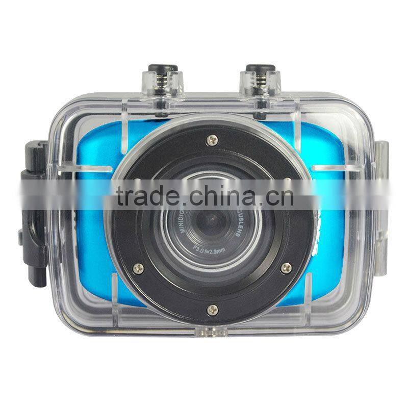 Hot selling 5 megapixel waterproof 720p hd sports action video camera