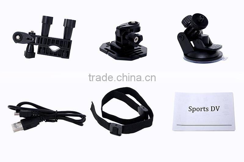 Waterproof full hd mini sport dv 1080p manual camera