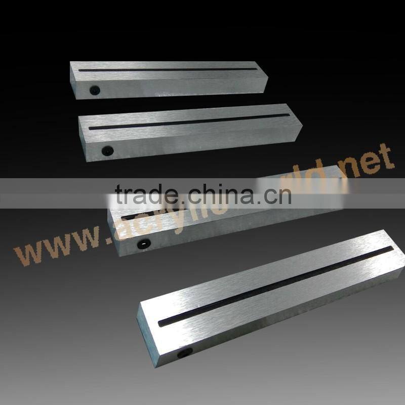 Black acrylic Material led edge lit sign base with RGB led lights