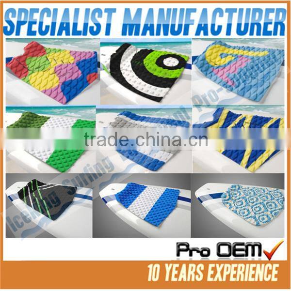Different pad constructions top-end quality surfboard traction pad/Surfing grip pad stomp pad