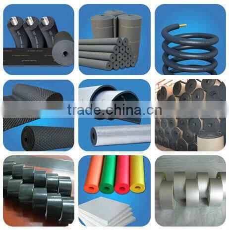 Sound Absorbing Rubber Material NBR/PVC Rubber Foam Sheet With Self-adhesive