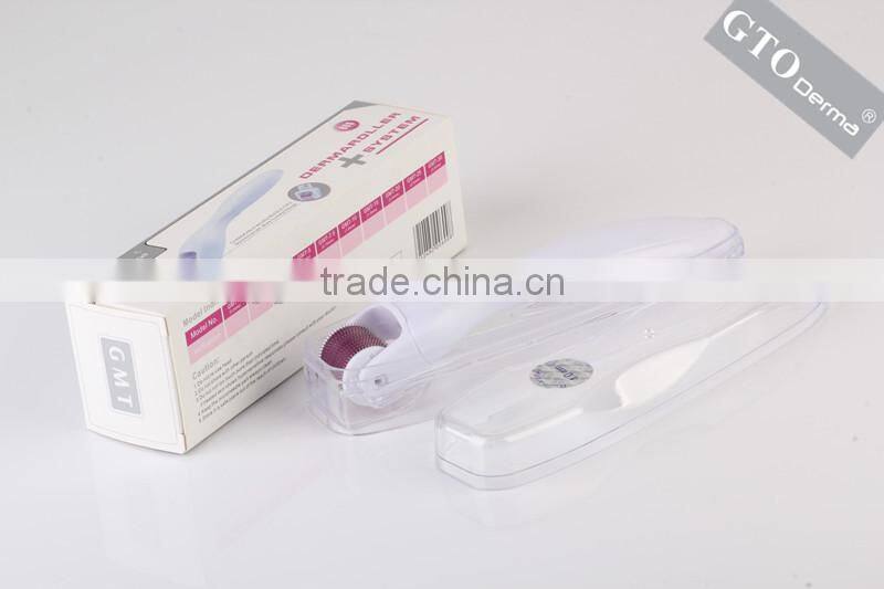 for hair treatment and skin care GMT 600 derma roller with interchangeable head with CE approved