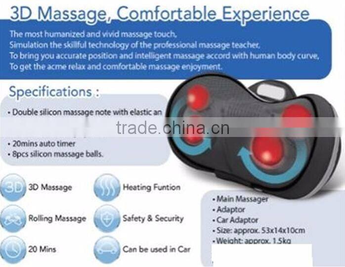 PU Shiatsu Massage Pillow With Heat