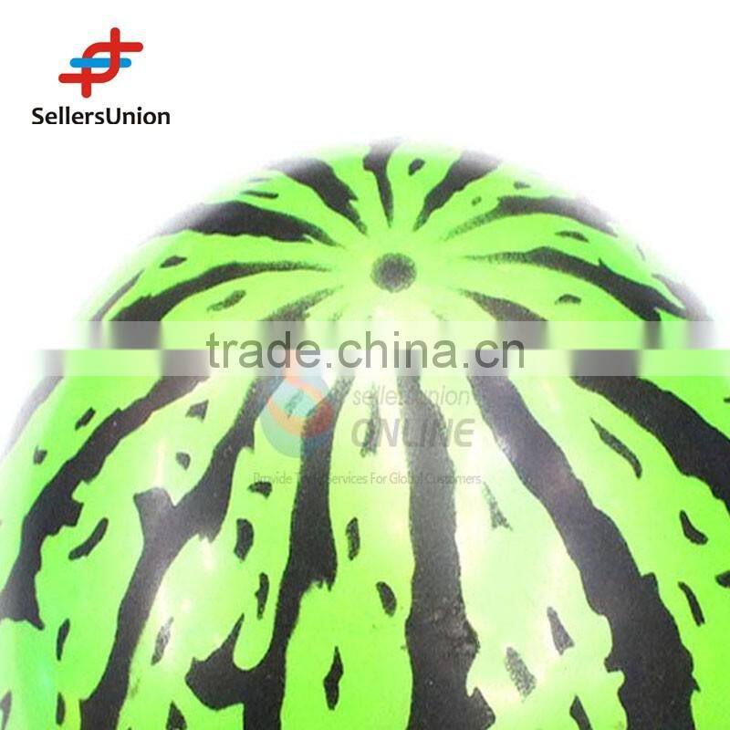 No. 1 yiwu agent wholesale watermelon pattern printed PVC toy ball PVC beach ball