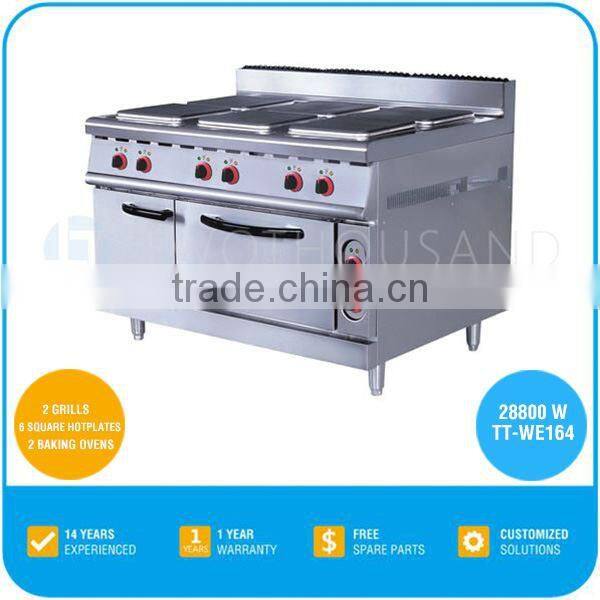 Electric Cooker Ceramic Plate - Square Plate, With Oven and Cabinet, 28800 Watt, TT-WE164