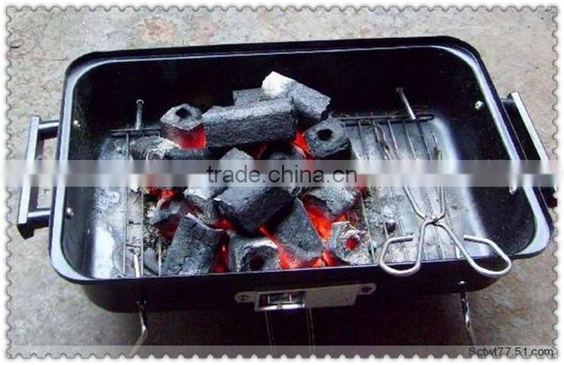 Low ash and moisture charcoal for BBQ/cooking