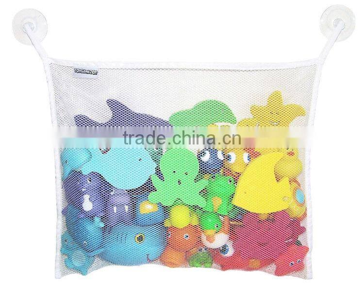 Bath Toy Organizer for Baby Boys and Girls with 2 Strong Suction Cups