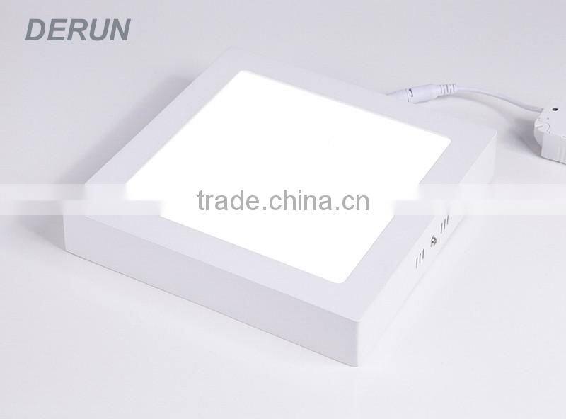 86V 265V Suare Surface Mounted LED Panel Light 6W 12W 18W 24W 2700K 4200K 6500K