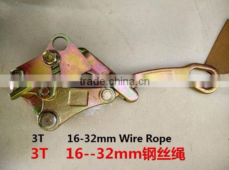 1 Ton 2 Ton 3 Ton Wire Pulling Grips for Tightening Rope