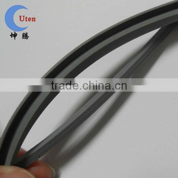 Rectangle mechannical silicone seal ring with groove