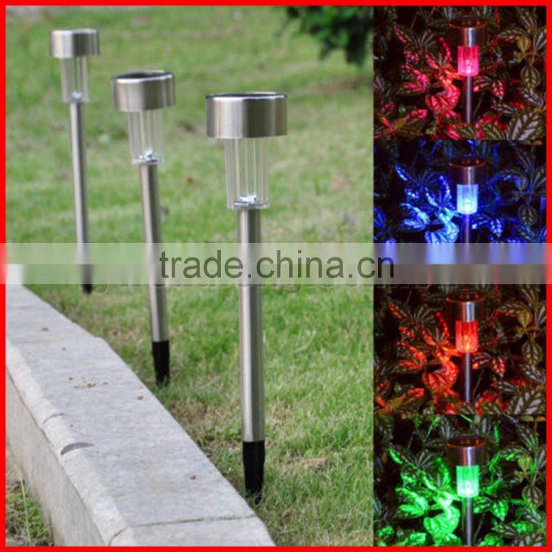 New 24 Pack Black Outdoor Bright White LED Solar Landscape Path Lights Yard Lamp