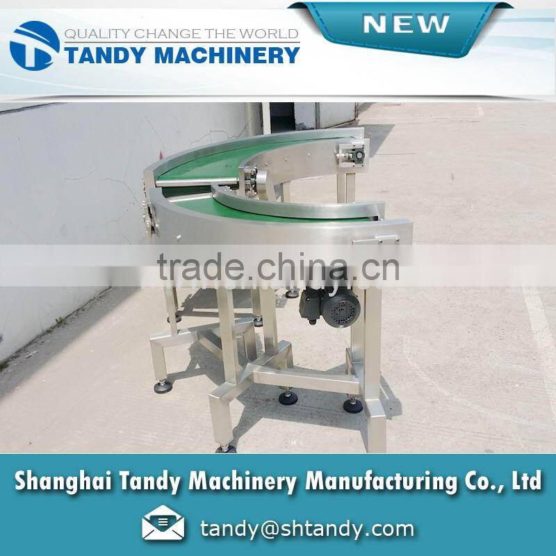 profession food packaging curve belt conveyor