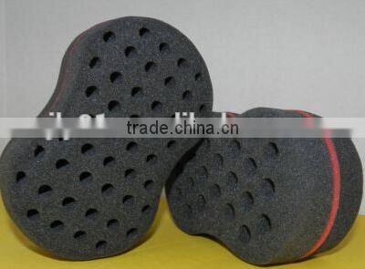 Double Sided Magic Hair Twist Sponge Dreads Twisting Locks Dreadlocks Curl Brush Sponge 46 Holes+22 Holes