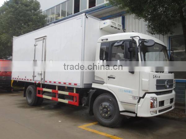 190hp New Design DONGFENG 4*2 Refrigerated cargo truck 15 ton