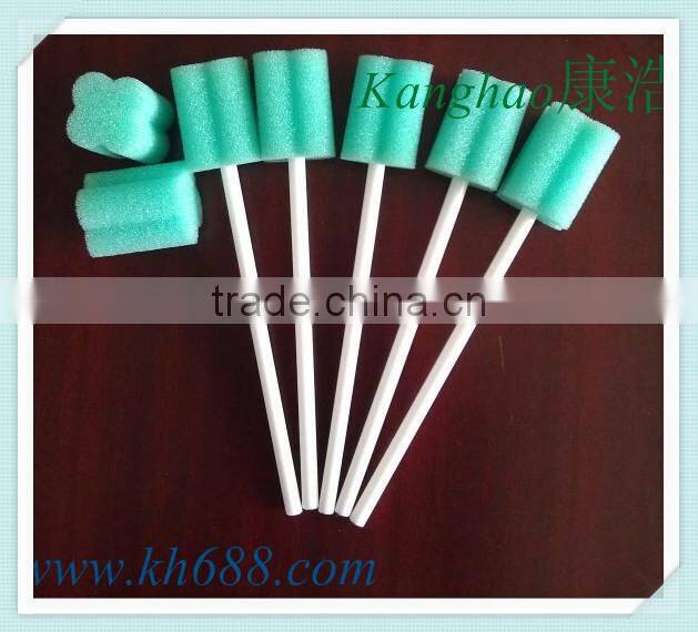 Factory directly sell dental swab,open cell polyester swab, polyther open cell oralswb, dental supplier