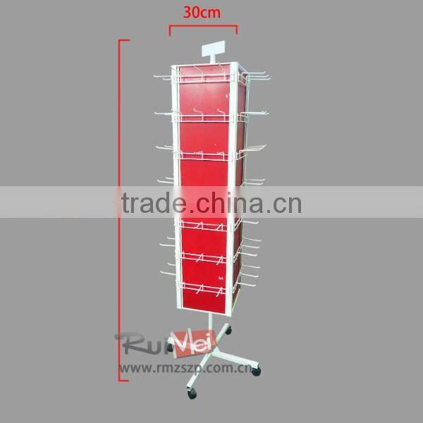 customized spinning metal hanging display rack