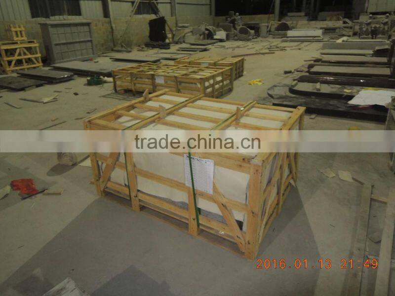 Green Granite vases grave for tombstone