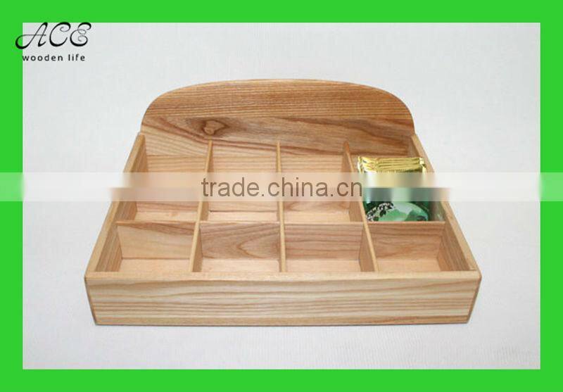 Wooden tea bag box