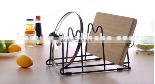 2 Tiers Rectangle Metal Sauce Bottle Storage Kitchen Shelf