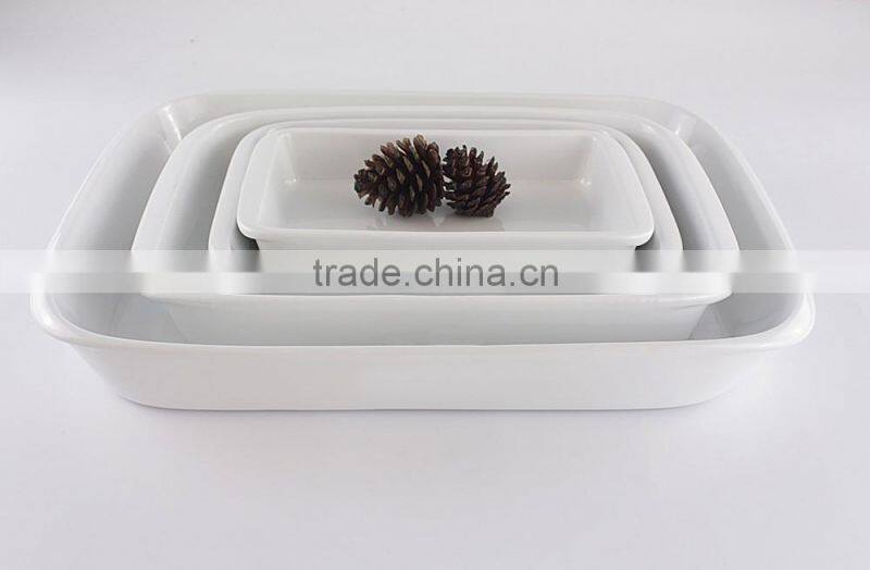 Hospitality hotel supply baking accessories ceramic bakeware set