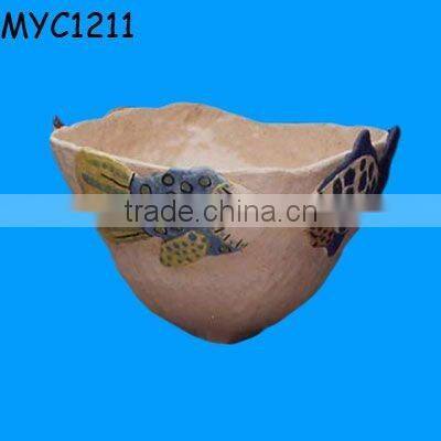 Ceramic fish bowl