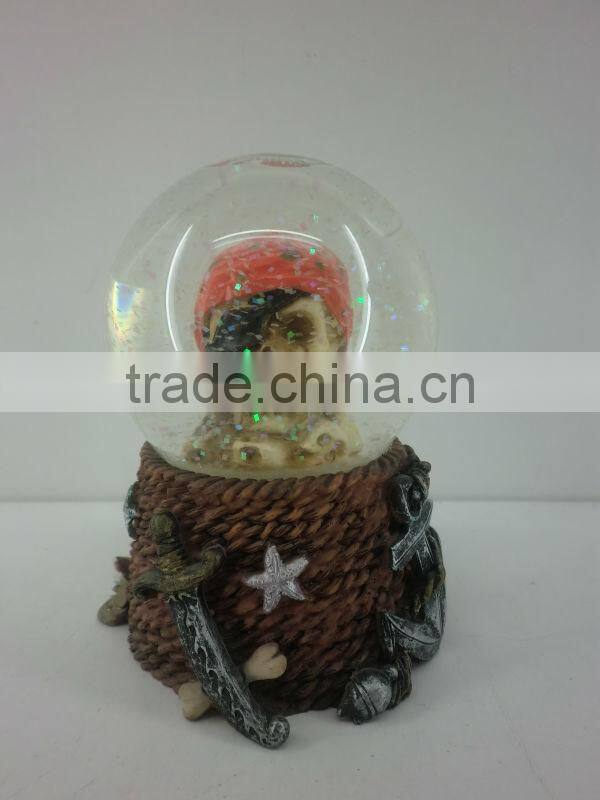 promotion gifts skull and dragon tourist souvenir water ball
