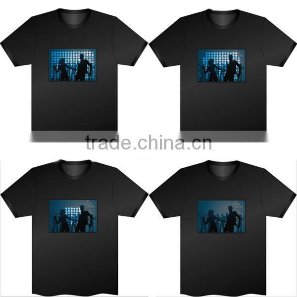 New Style Custom Led Glowing T-Shirt