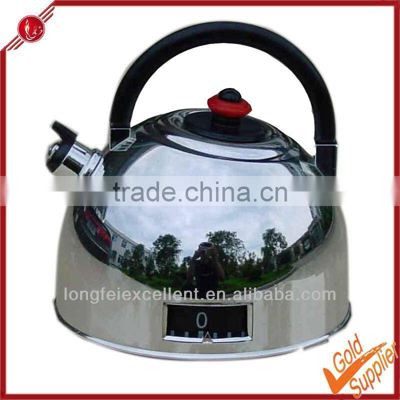 kettle pot shape timer mechanical timer kitchen timer silver