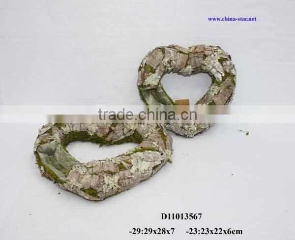 wire wreath rings with hole for plantting