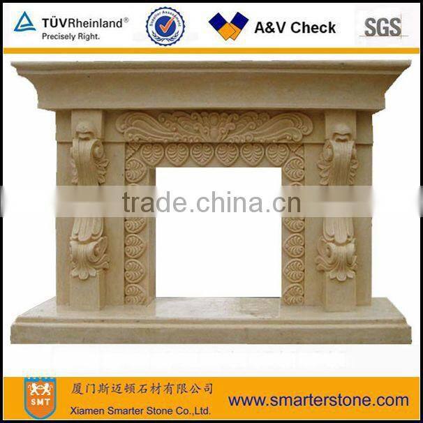Simple Design Sandstone Fireplaces
