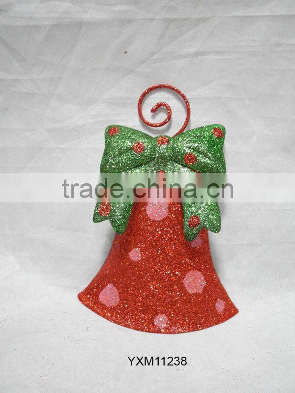 Newest products metal craft bell christmas decoration finished powder coating Fujian factory
