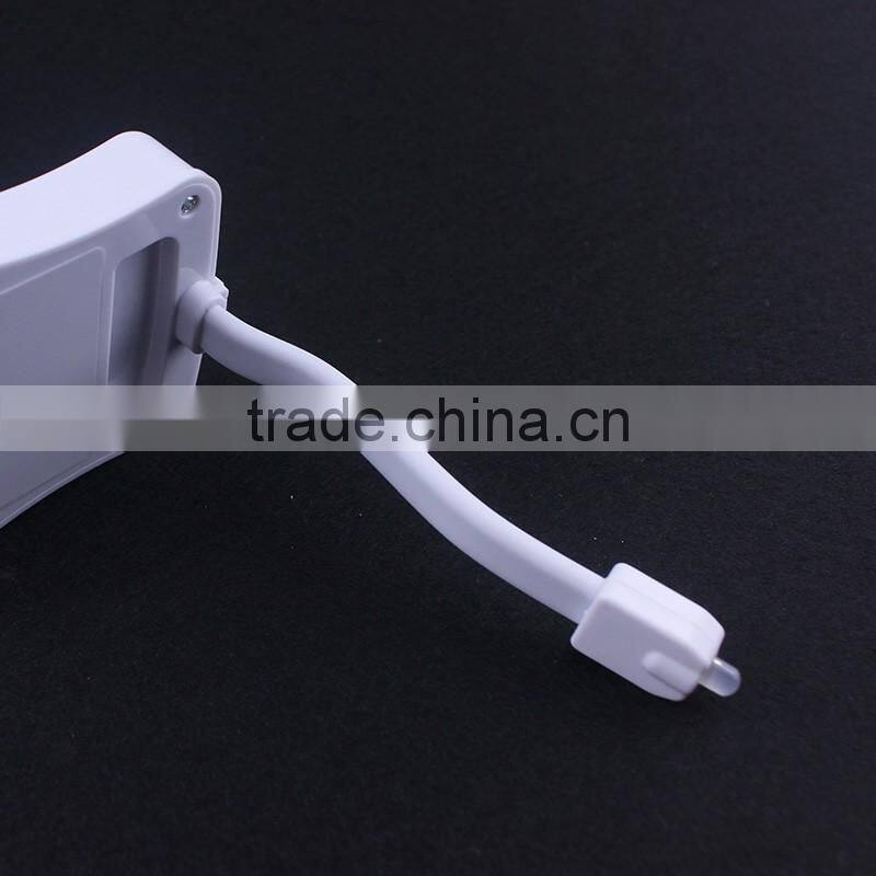 automatic luminous LED light toilet seat sensor / glowing bathroom decorative toilet lightbowl