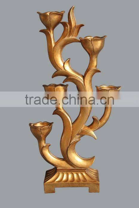China resin candle holders wholesale