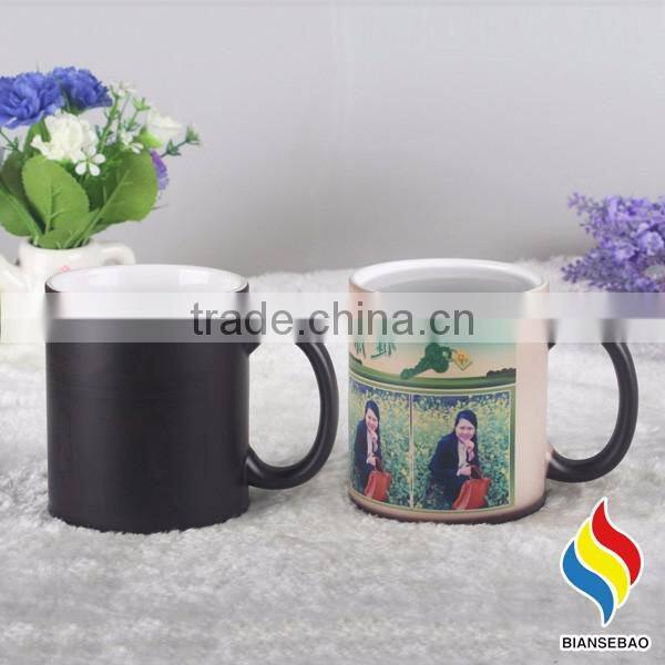 high quality 11oz color changing ceramic mugs