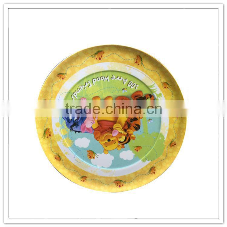 Hot many size antislip waiter cm custom plastic print trays, plastic serving trays