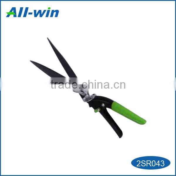 good-quality metal bypass garden grass shear/scissor