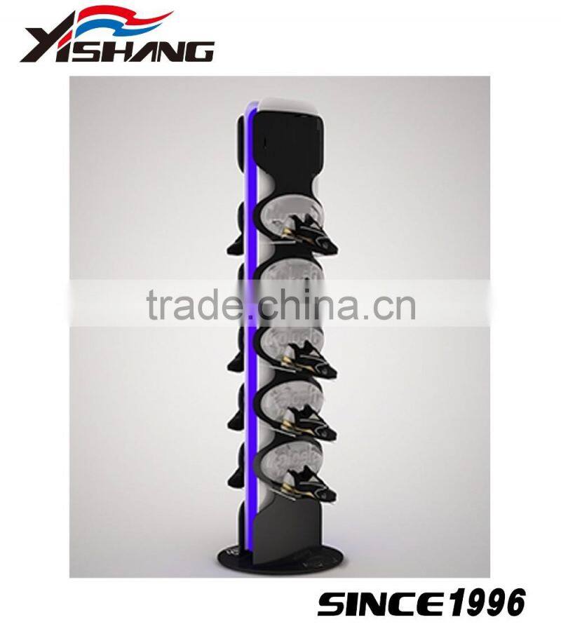 Custom 3 tiers wooden floor standing store candy display