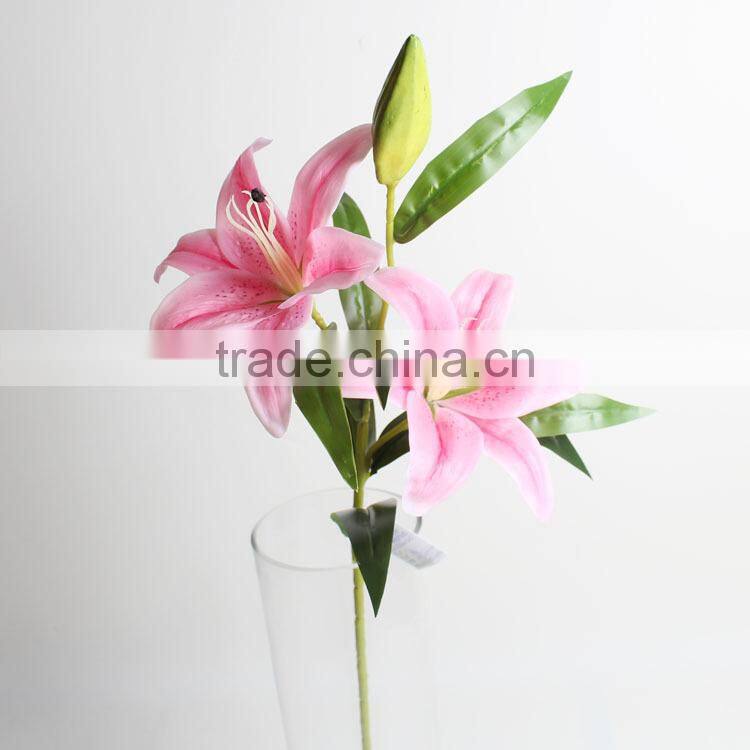 Best quality Artificial Lily Flowers Decorative Lily flowers for Decoration
