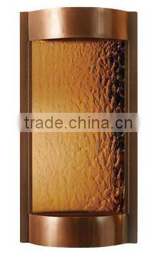 Discount decorative indoor waterfall fountains with lights wall mounted water features