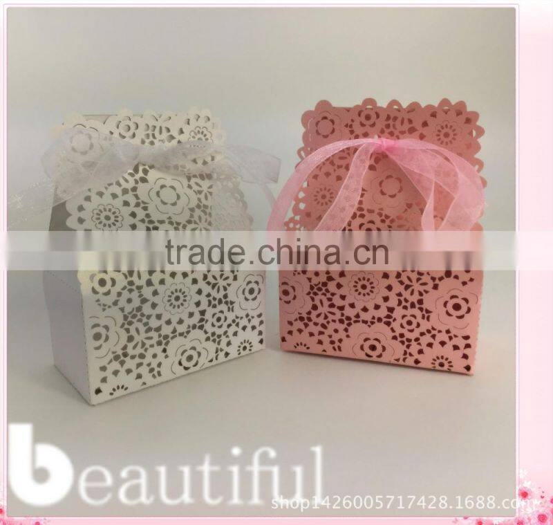 foldable sweet wedding candy box romantic paper wedding box