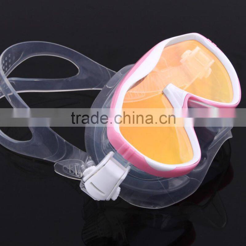 Low Volume Lady Tempered Glass Diving Glasses