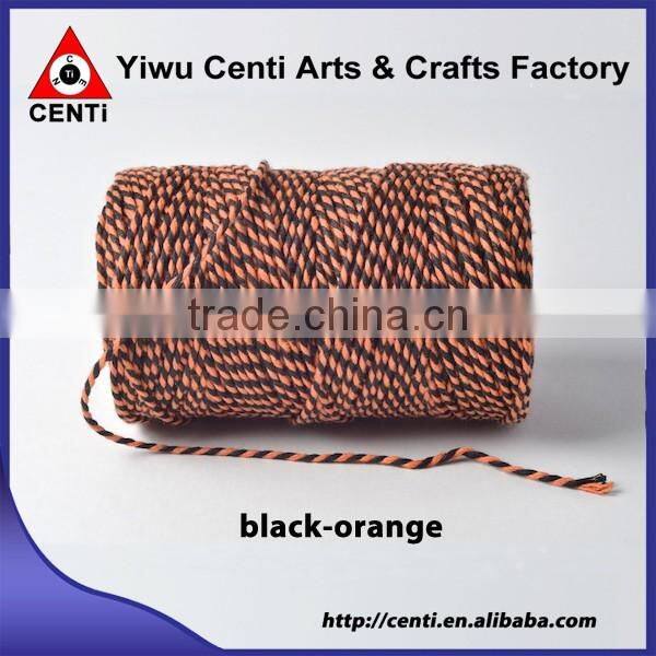 Classical original tutti and frutti coloured cotton bakers twine double colour cotton twine