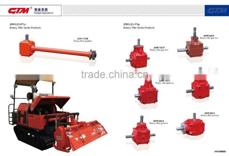 3 way gearbox for rotary tiller