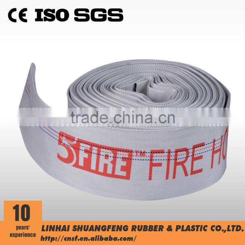 3 inch fire fighting equipments hose/ pvc fire resistant hose manufacturer